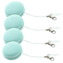4pcs Eyeglass Cleaning Cloth with Lanyard, Lint Microfiber for Glasses and Screens