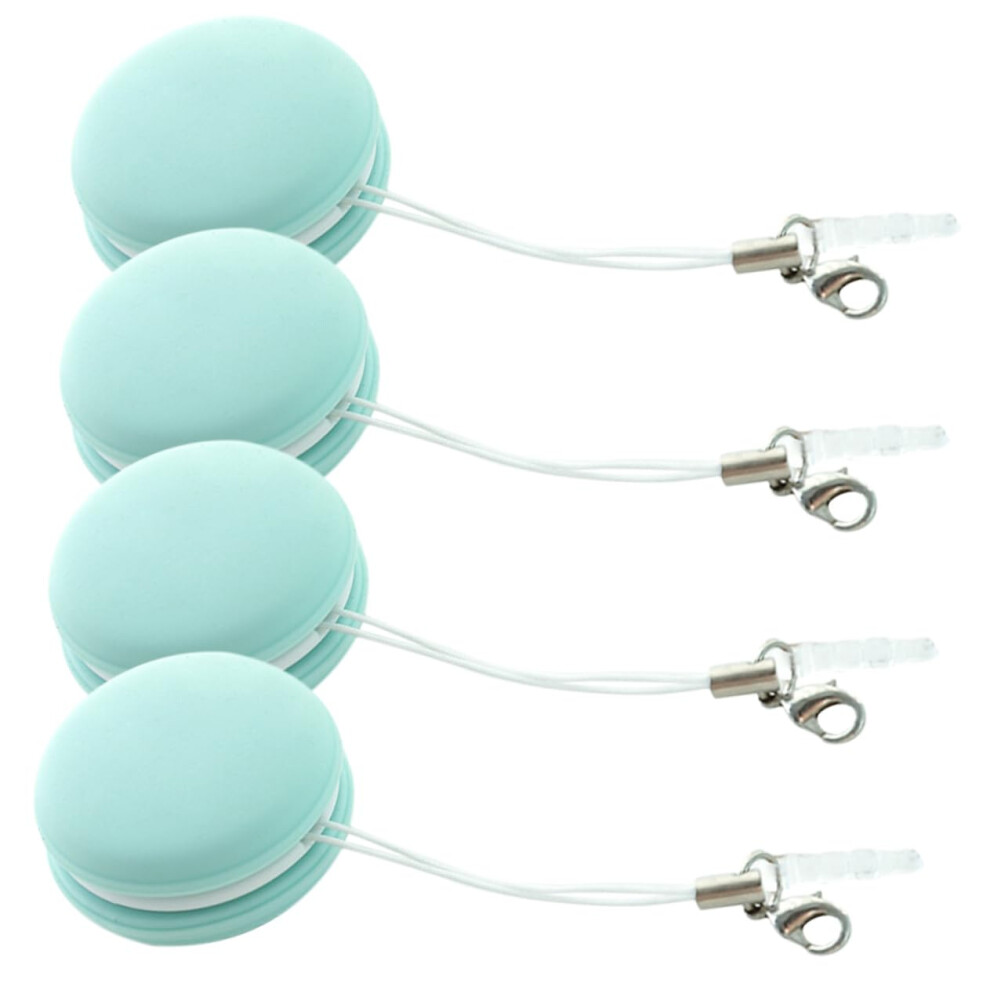 4pcs Eyeglass Cleaning Cloth with Lanyard, Lint Microfiber for Glasses and Screens
