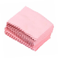 Microfiber Cleaning Cloth for Eyeglasses, Screens, Jewelry and Watches, Scratch Finish, 2 Pack