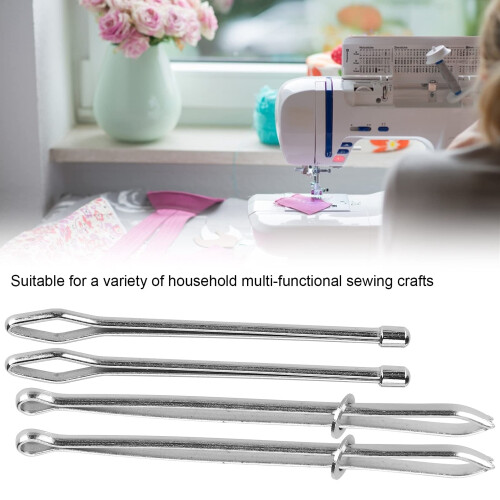 Elastic Threader Tool for Sewing with Secure Cord Grip, Rustproof Stainless Steel Precision Tip 2