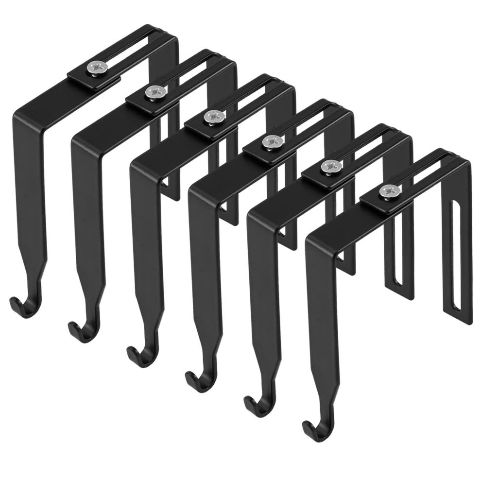 5 Pack Outdoor String Light Hooks Adjustable No Drill Concrete Wall Hangers For Rope Lights And Cables 9365369358782