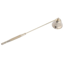 Candle Snuffer with Long Handle, Stainless Steel Wick Extinguisher, Vintage Gold Rustproof Tool
