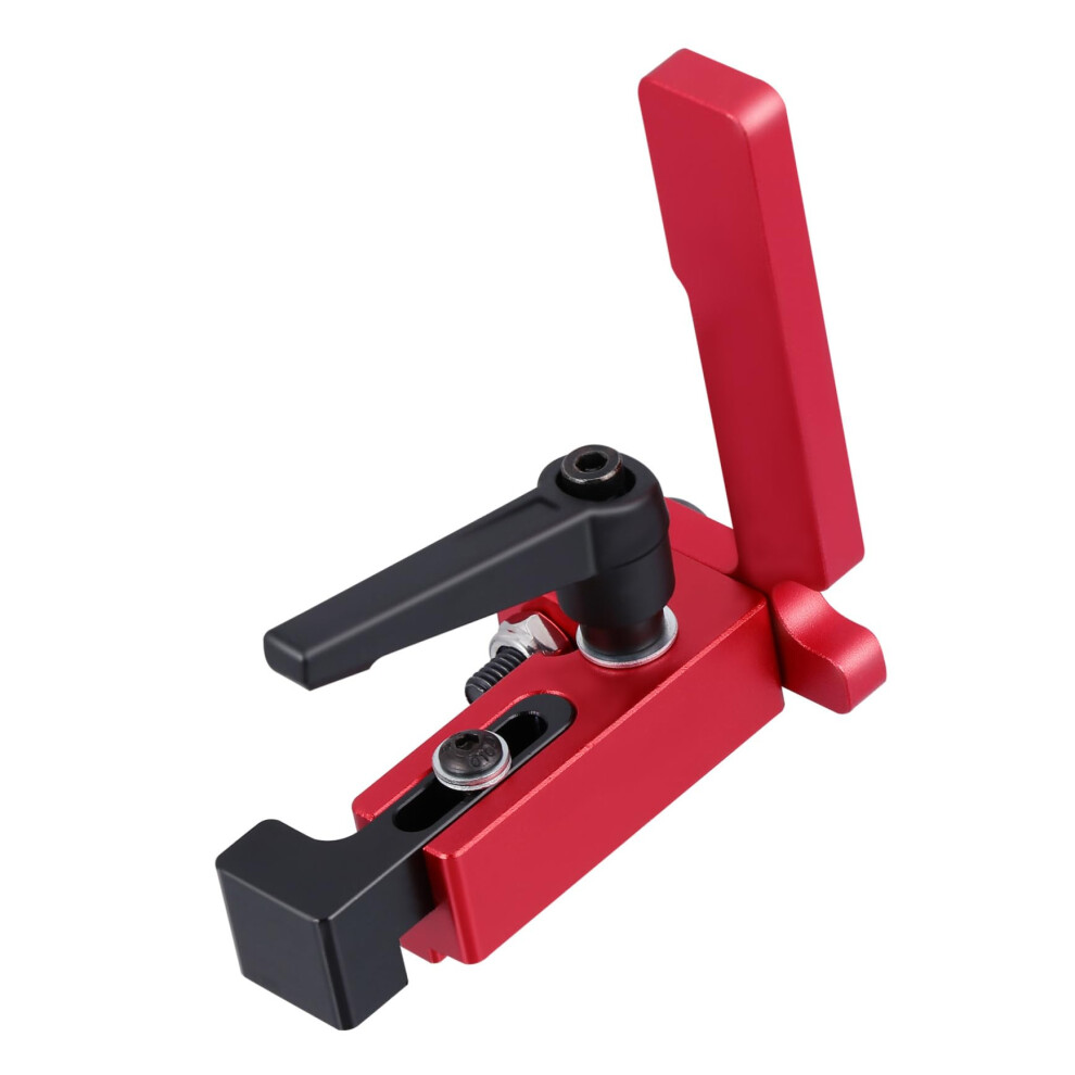 Aluminum Alloy 75 Type Ttrack Miter Stop Block For Woodworking, Precision Length Adjustment 9044945403541