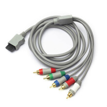 Component Cable with GoldPlated Connectors for Nintendo Wii and Wii U 480p HD Video Output