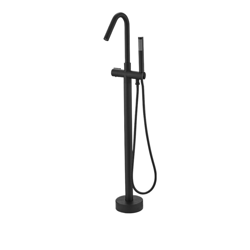 Freestanding Bathtub Faucet Brass Chrome Gold Single Handle Shower Mixer Tap Set 9164114102645