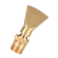 Adjustable Brass Fountain Nozzle for Garden Pond Outdoor Sprayer Head with Versatile Spray Patterns