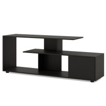 Móvel para TV - HELLOSHOP26 - 152 x 38 x 58,5 cm - Para TV de até 55 polegadas - Preto - Armazenamento otimizado