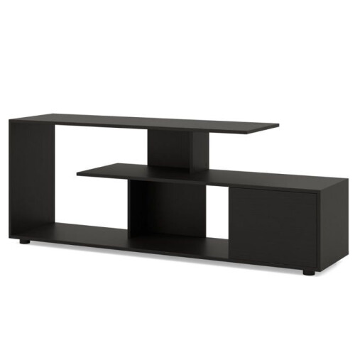 Móvel para TV - HELLOSHOP26 - 152 x 38 x 58,5 cm - Para TV de até 55 polegadas - Preto - Armazenamento otimizado