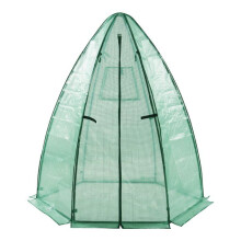 Tuinserre - HELLOSHOP26 - 03_0010544 - 183 x 160 cm - Groen - Ritsdeur
