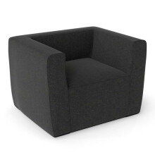 Sofá inflável - HELLOSHOP26 - 104x81x67 cm - Assento 53 cm - Braços largos 20 cm - Capa removível