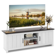 Móvel para TV - HELLOSHOP26 - Moderno - Marrom madeira - Para TV até 65 polegadas - 145x39,5x49,5 cm
