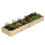Hochbeet 2 Behälter 228 x 62 x 25 cm für den Gemüseanbau und 1