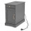 Comodino - HELLOSHOP26 - Con prese integrate - Nero - 2 AC, USB-A/USB-C - 1 cassetto e armadietto 1