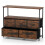 Commode - HELLOSHOP26 - Commode de 5 cajones - 5 cajones espaciosos - 2 estantes abiertos - 100x30x80 cm 1