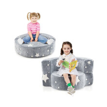 Divano letto 80 x 64 x 40 cm ergonomico con copertura removibile a motivo stelle