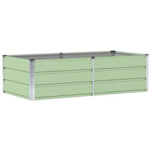 Jardinière - HELLOSHOP26 - 160x80x45 cm - Staal - Industriële stijl - Binnen/Buiten