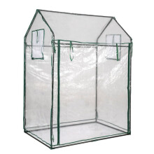 Mini tomatenserre - HELLOSHOP26 - 129x80x173 cm - Bescherming voor alle seizoenen - Optimale ventilatie - UV-net 80%