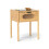 Mesa de cabeceira em bambu 40 x 40 x 50,5 cm com gaveta elegante design 1