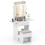 Coiffeuse - HELLOSHOP26 - Modèle Compact - Miroir LED 3 modes - Station de charge intégrée - Tabouret rangement 1