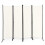 Scherm - HELLOSHOP26 - 220 x 173 cm - Grijs - Polyester - Metalen structuur 1