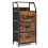 Commode haute - HELLOSHOP26 - 3 tiroirs amovables - Marron - Structure acier renforcé - Poignées hêtre 1