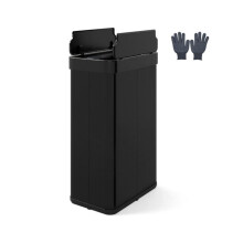 Poubelle automatisée 60L 40 x 26,5 x 76,5 cm capteur de mouvement fermeture douce design