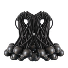 Ball Bungee Cords 50 Pack 4 Inch UV Resistant Tie Down for Tarps Canopy Stretchable Up to 8 Inches