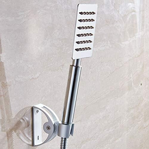 Aluminum Wall Mounted Shower Head Holder Adjustable Bathroom Sprayer Bracket Space Saving Design 2