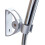 Aluminum Wall Mounted Shower Head Holder Adjustable Bathroom Sprayer Bracket Space Saving Design 2