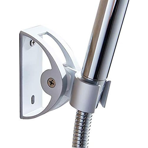Aluminum Wall Mounted Shower Head Holder Adjustable Bathroom Sprayer Bracket Space Saving Design 1