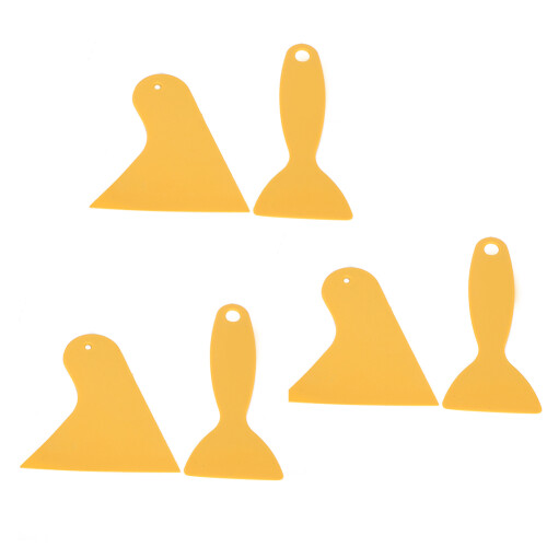 Window Tinting Tools for Automotive Application, Membrane Removing Scraper with Ergonomic Handle Premium Plastic Material Thin Durable Scraper Set for 2