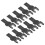 Quick Release Interface Oscillating Saw Blades, Universal Interface Multitool Blades Corrosion Resistance Precision Cutting Design High Carbon Steel 6