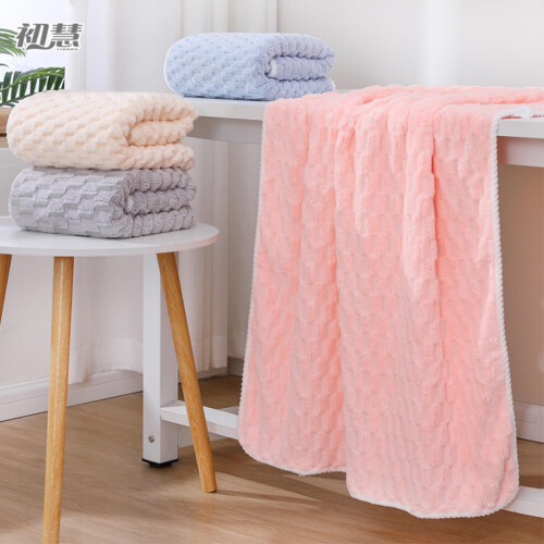 Large Quick Dry Microfiber Bath Towel 85x150cm Soft Absorbent Wrap with Full Body Coverage 2