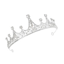 Tiara Crown Silver Crystal Rhinestone Headband for Women Girls Wedding Birthday Bridal Prom