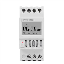 Programmable Timer Switch DIN Rail 2 Channel Digital Relay 7 Day Weekly Precise Time Control Energy Saving