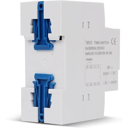 Programmable Timer Switch DIN Rail 2 Channel Digital Relay 7 Day Weekly Precise Time Control Energy Saving 2