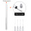 Hair Extension Tools Kit with Loop Needle and Crochet Hooks, Stainless Steel Micro Bead Set 2