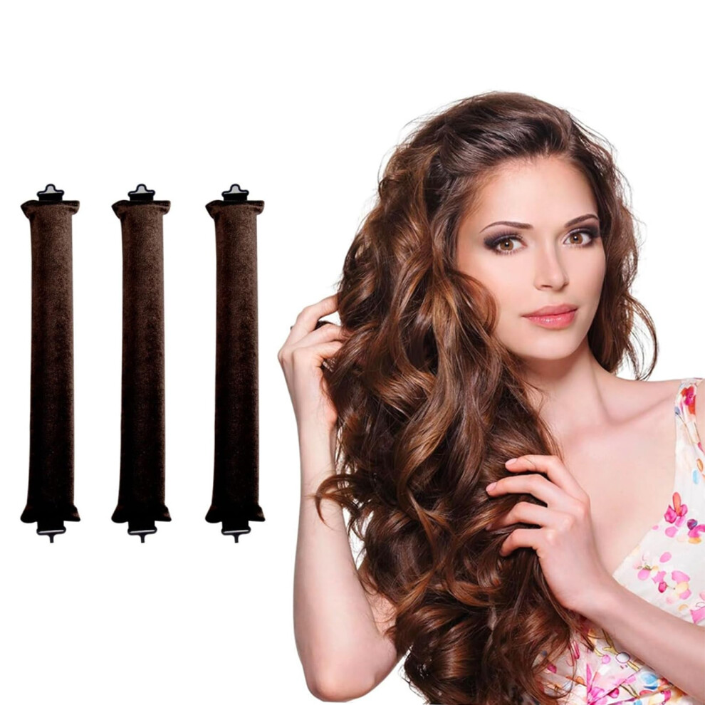 Heatless Hair Curlers Set for Long Hair, Overnight No Heat Hair Rollers with Satin Rods