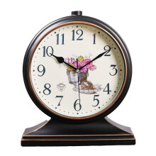 Silent Modern Desk Clock with Creative Design for Bedroom, Office and Living Room