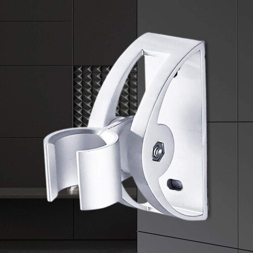 Adjustable Aluminium Wall Mounted Shower Head Holder with 45 Angle Bathroom Bracket 1