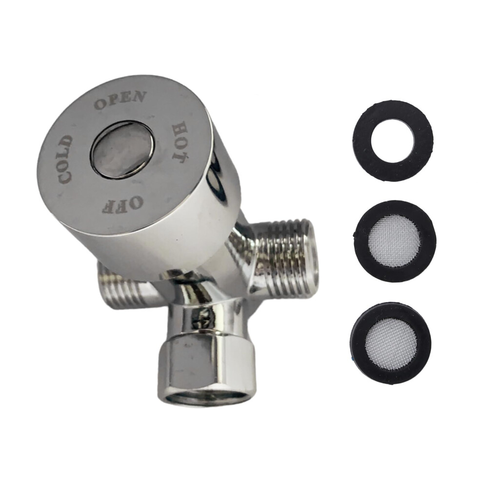 G1/2 Brass Thermostatic Mixing Valve For Automatic Faucet With Precise Hot Cold Temperature Control 9164114199423