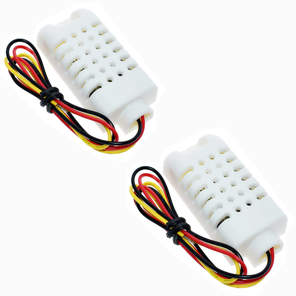 2Pcs Dht22 Am2302 Digital Temperature Humidity Sensor Module With Wire For Arduino Raspberry Pi 9365369431447