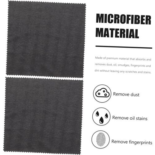 100pcs Microfiber Cleaning Cloth DualSided Soft for Eyeglasses Screens Scratch Cleaning 1