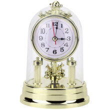 Mantel Clock Retro Silent Tabletop Timepiece for Living Room Office Antique Style Decor Ref: 6092