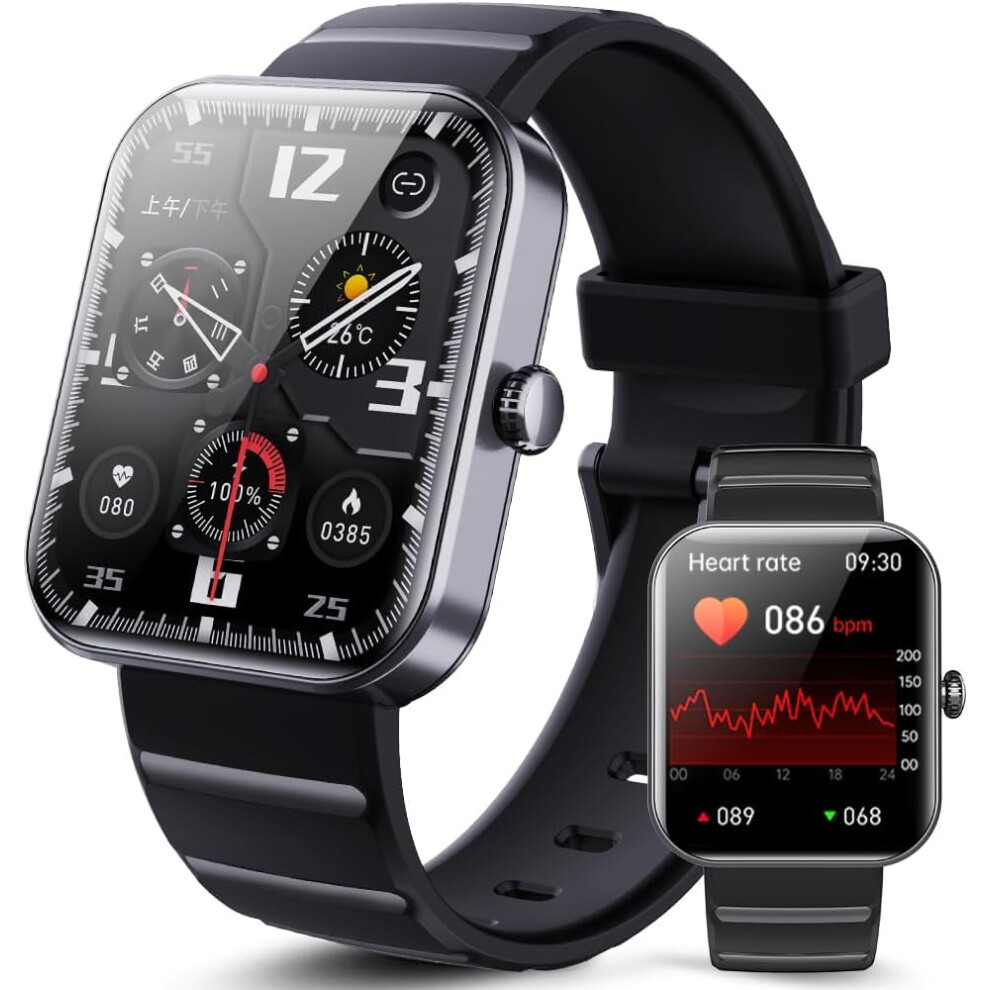 Smartwatch for Android Phones Fitness Tracker Watch with Heart Rate SpO2 Sleep Monitor IP67 Waterproof