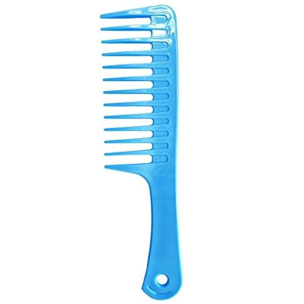 Wide Tooth Detangling Comb for Curly Thick Long Hair with Ergonomic Handle and ScalpFriendly Tips