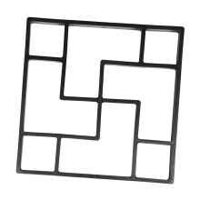 Garden Path Maker Mold Reusable Plastic Paving Tool for DIY Walkways and Patio Design