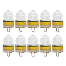 10Pcs LED Fishing Light Water Activated Deep Drop Underwater Squid Lure Lamp Multicolor