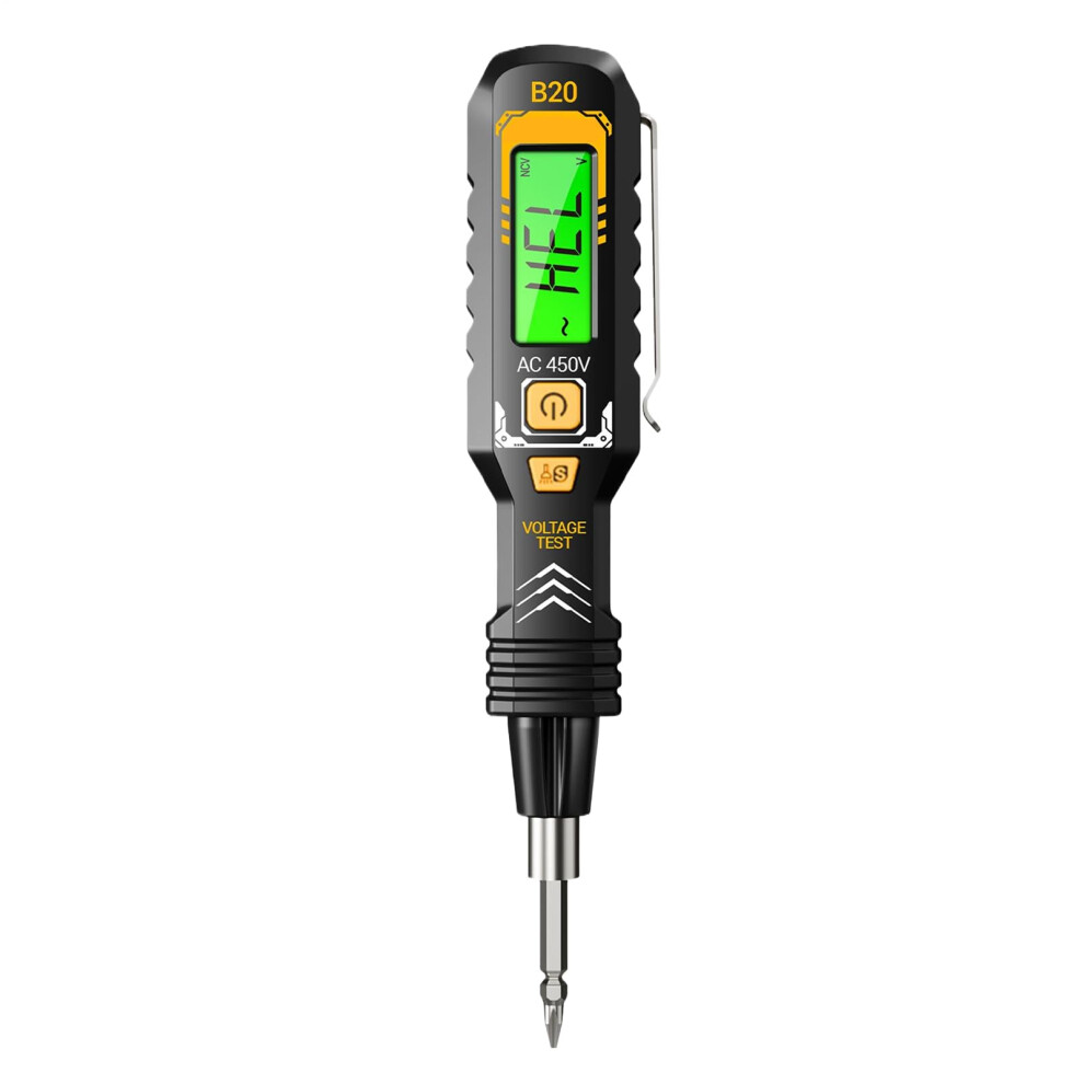 Voltage Tester Pen Non Contact With Led Light And Audible Alarm For Ac Circuit And Electricians 9164114199829