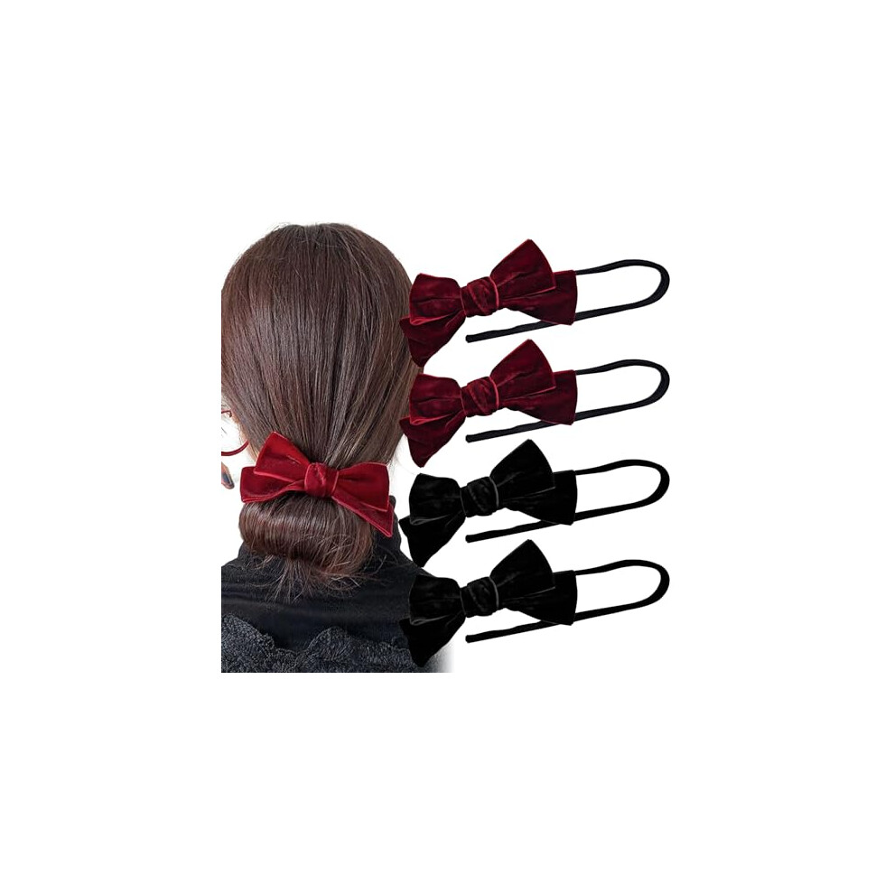 Hair Bun Maker Set for Women and Girls, Bow Hair Bun Tool for Quick Elegant Styling